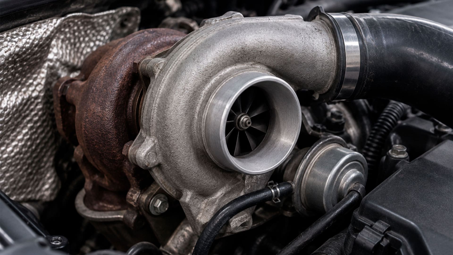 Turbo de un coche.