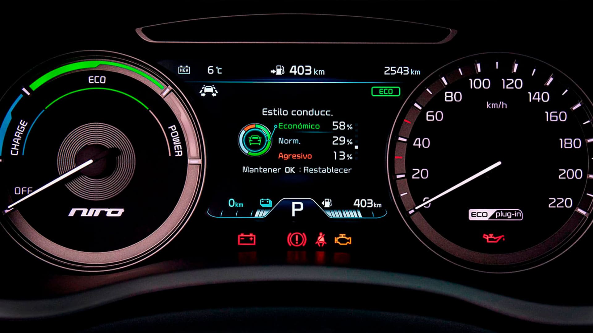 Frenada regenerativa en coches híbridos y eléctricos.