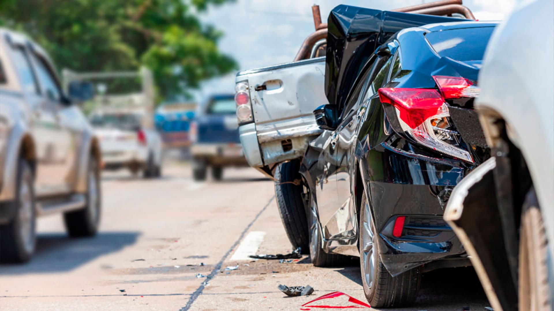 Accidente de tráfico.